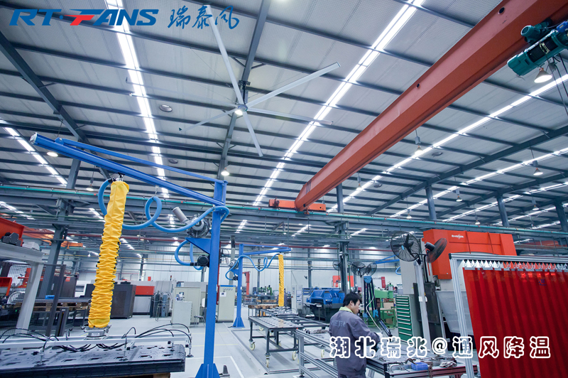 7.3米工業(yè)大風(fēng)扇為什么覆蓋面積可達(dá)1000平米以上？